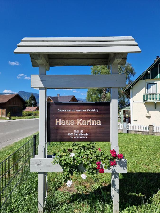 Haus Karina Hotel Bad Mitterndorf Eksteriør billede